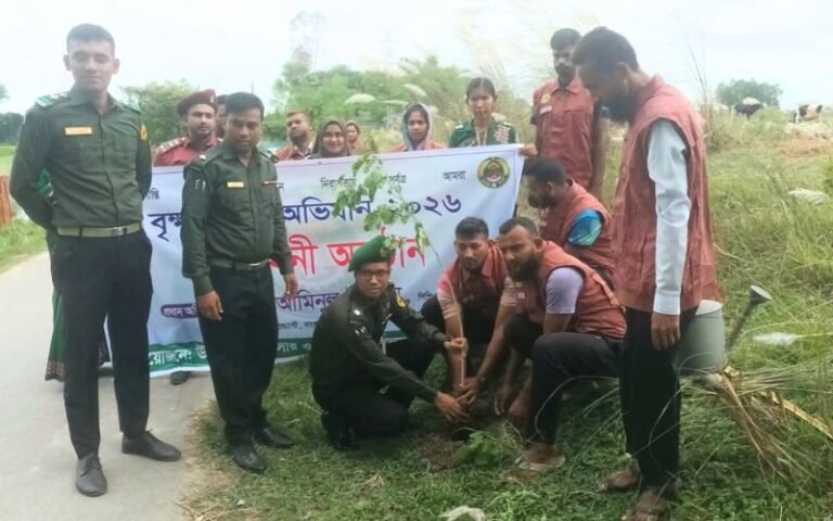 শুধু বৃক্ষরোপন নয় তা পরিচর্যার মাধ্যে দিয়ে বড় করা হবে