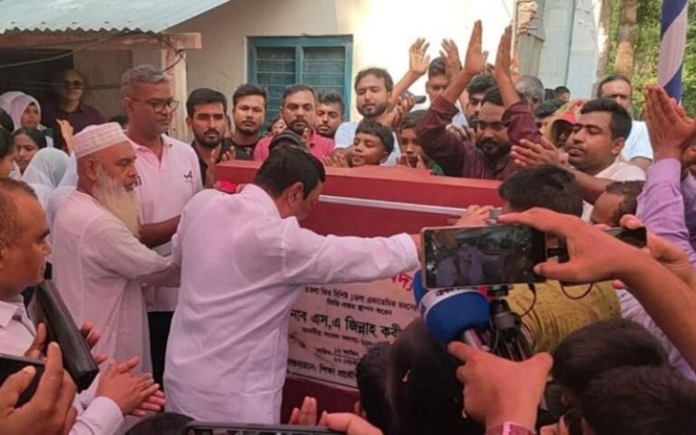শিবালয়ে নয়াবাড়ি উচ্চ বিদ্যালয়ে নতুন একাডেমিক ভবনের ভিত্তিপ্রস্তর স্থাপন